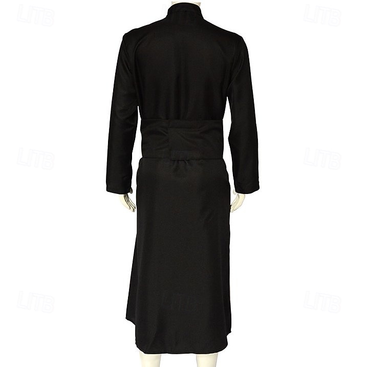 Retro / vintage Religijne Średniowieczne Szata Długie rękawy Kapłan Strój na bal maskowy Męskie Halloween Karnawał Targi Renesansu Impreza w stylu retro Dla dorosłych Top 2026 - $57.99 –P3