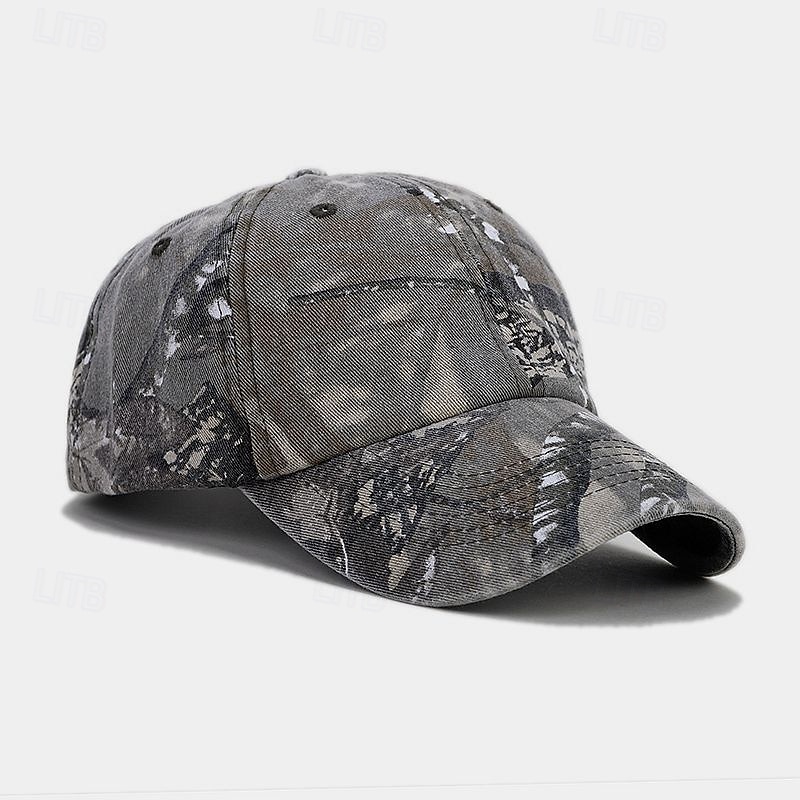 Herren Baseballkappe Weiß Gelb Baumwollmischung Drucken Sport & Outdoor Lässig Militär Lässig Täglich Outdoor Tarnung Sonne Sonnenschutz 2026 - $14.99 –P10