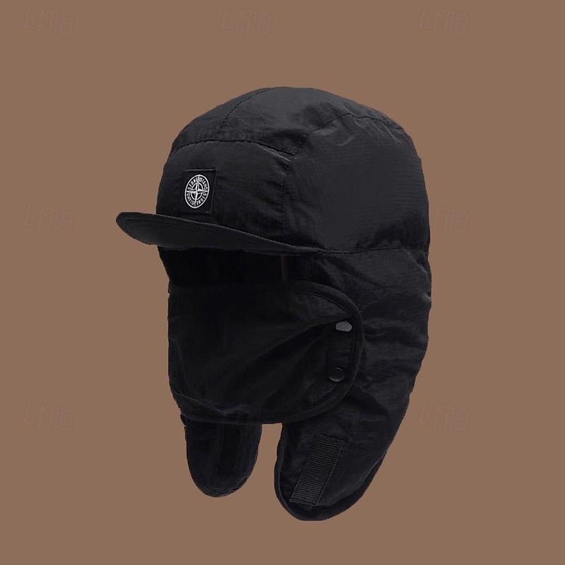 Per uomo Da aviatore Nero Verde fibra di poliestere Regolabile Caldo Sport e Outdoor All'aperto Abbigliamento casual alla moda Ciclismo Tinta unica Calore Termico Antivento del 2026 a $18.49 –P9