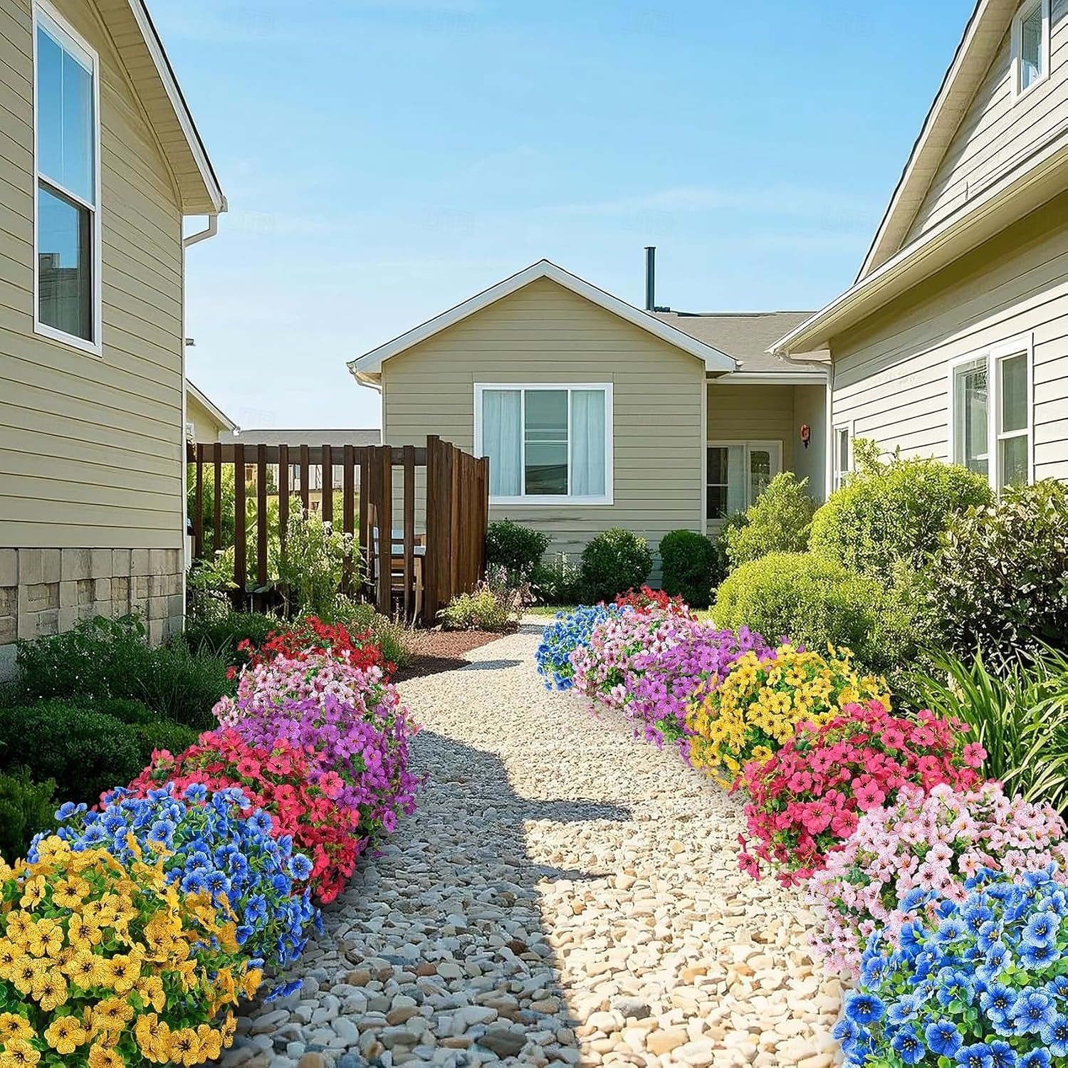 24 Bundles Artificial Flowers for Outdoors Fake Silk Flowers UV Resistant Faux Plastic Plants for Spring Summer Garden Porch Window Box Table Vase Home Indoor Outdoor Decoration, Mixed 2026 - $38.99 –P7