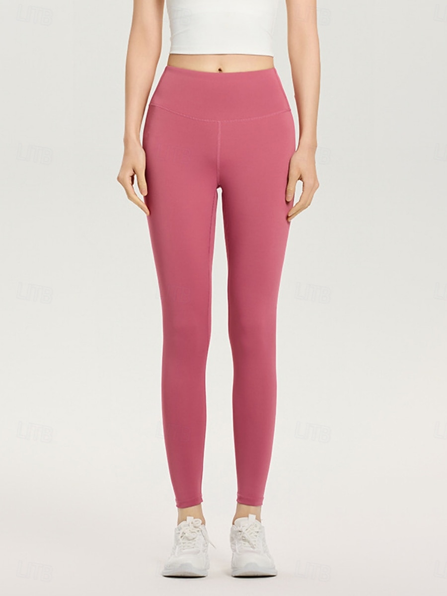 Γυναικεία Παντελόνια Κολάν Μοντέρνα Κομψό στυλ street Βασικό Πλήρες μήκος Ψηλή Μέση Σκέτο Ελαστική μέση Γρήγορο Στέγνωμα Άνετο Υψηλή Ελαστικότητα Καθημερινά Διακοπές Αθλητικά 2026 - $10.99 –P6