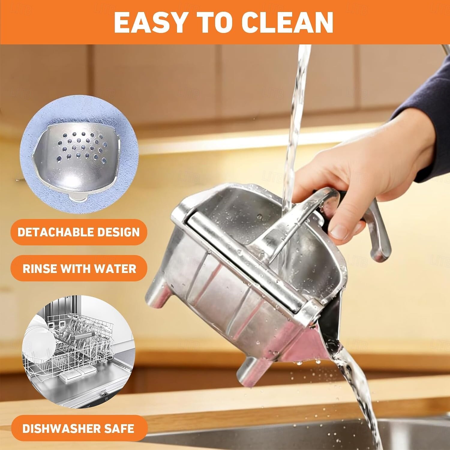 Bpafree Citrus Squeezer Juicer Hand Press Citrus Squeezer Portable Aluminum Alloy Fruit Extractor Easy Fresh Juice Extractor 2026 - $17.99 –P6