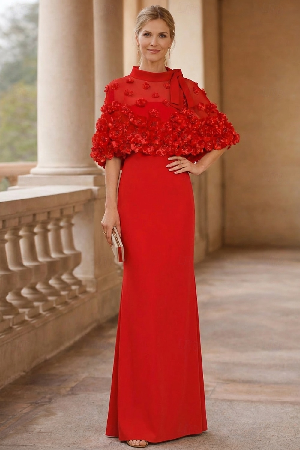 Schlauchkleid Bodenlang Abiballkleider Abendkleid Ballkleid Festliche Kleidung Elegant Halbarm Juwelenhals Hochzeitsgast Formeller Abend Herbsthochzeitsempfang mit Falten 2026 - $175.99 –P3