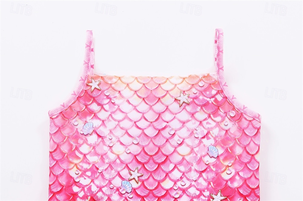 sereia Princesa sereia Vestidos Fantasia de festa temática Fantasias for Para Meninas Infantil Crianças Carnaval Baile de Máscaras Festa Feriado de 2026 por $23.99 –P8