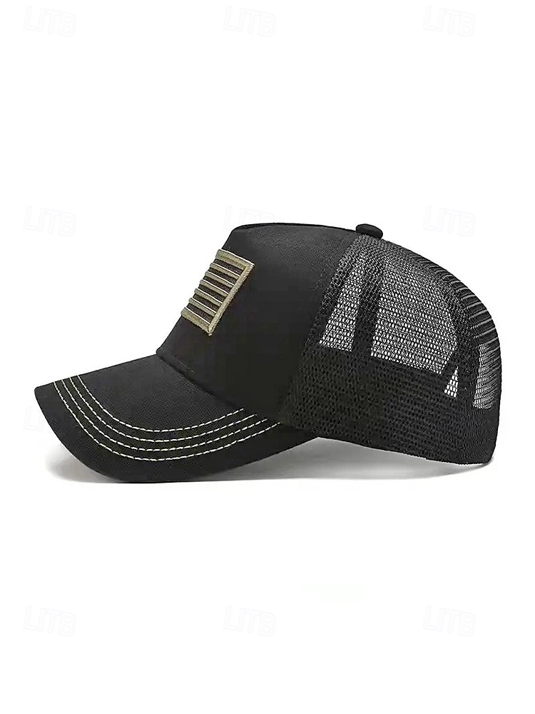 Vereinigte Staaten 250. Jubiläum Herren American Flag Trucker Cap - Bestickte USA Mesh Kappe für den Unabhängigkeitstag - Atmungsaktive Polyester patriotische Baseballmütze in mehreren Farben 2026 - $11.99 –P5
