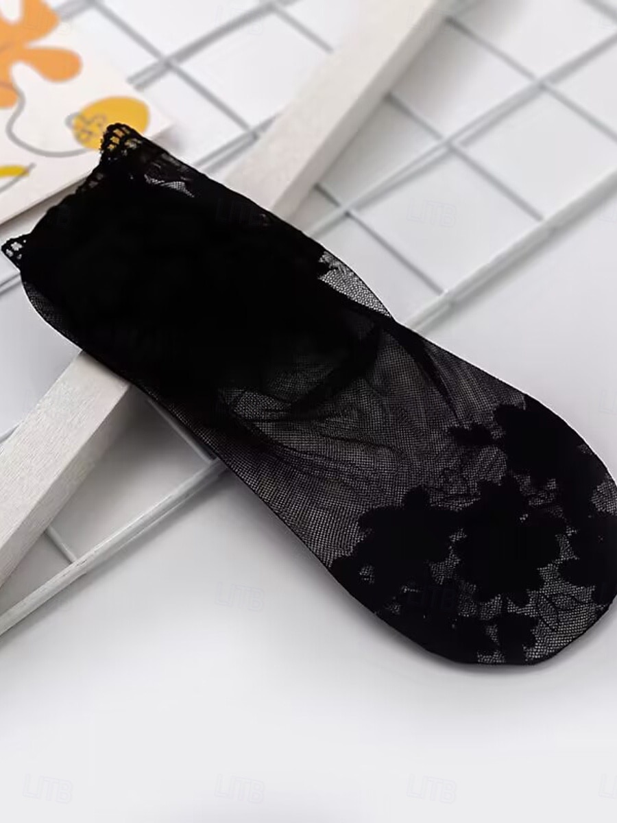 Naisten Nilkkasukat Päivittäin Koti ulko- Kukka Puuvilla Klassinen Vapaa-aika 1 pari 2026 - $4.99 –P2