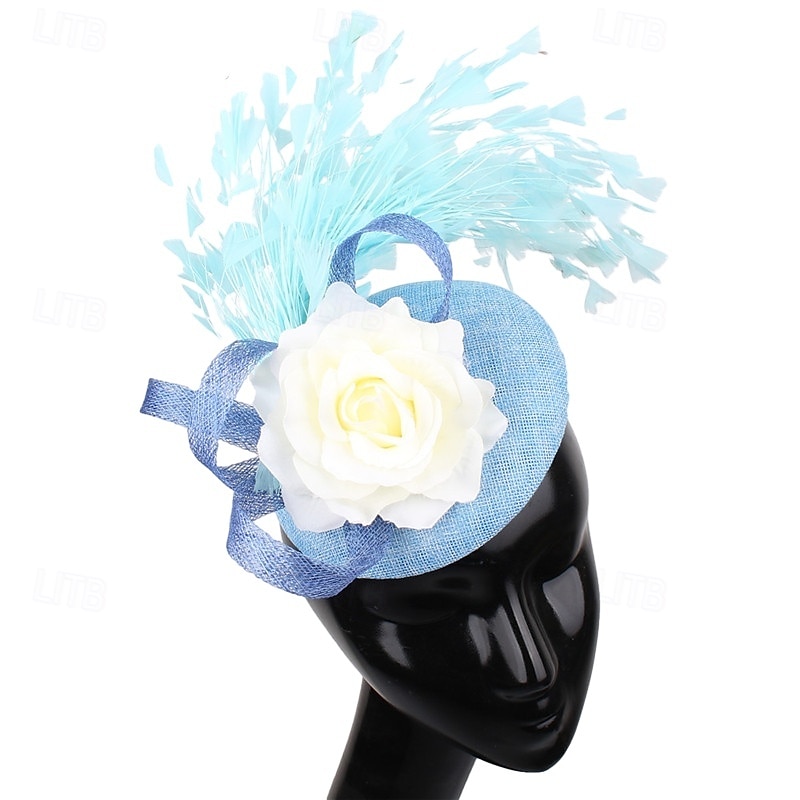 Derby Headpiece Fascinator Hat Fascinator Gentlewoman Floral Fancy Dress Women's Masquerade Tea Party Ascot Horse Racing Festival Adults' Headpiece All Seasons 2026 - $29.99 –P7