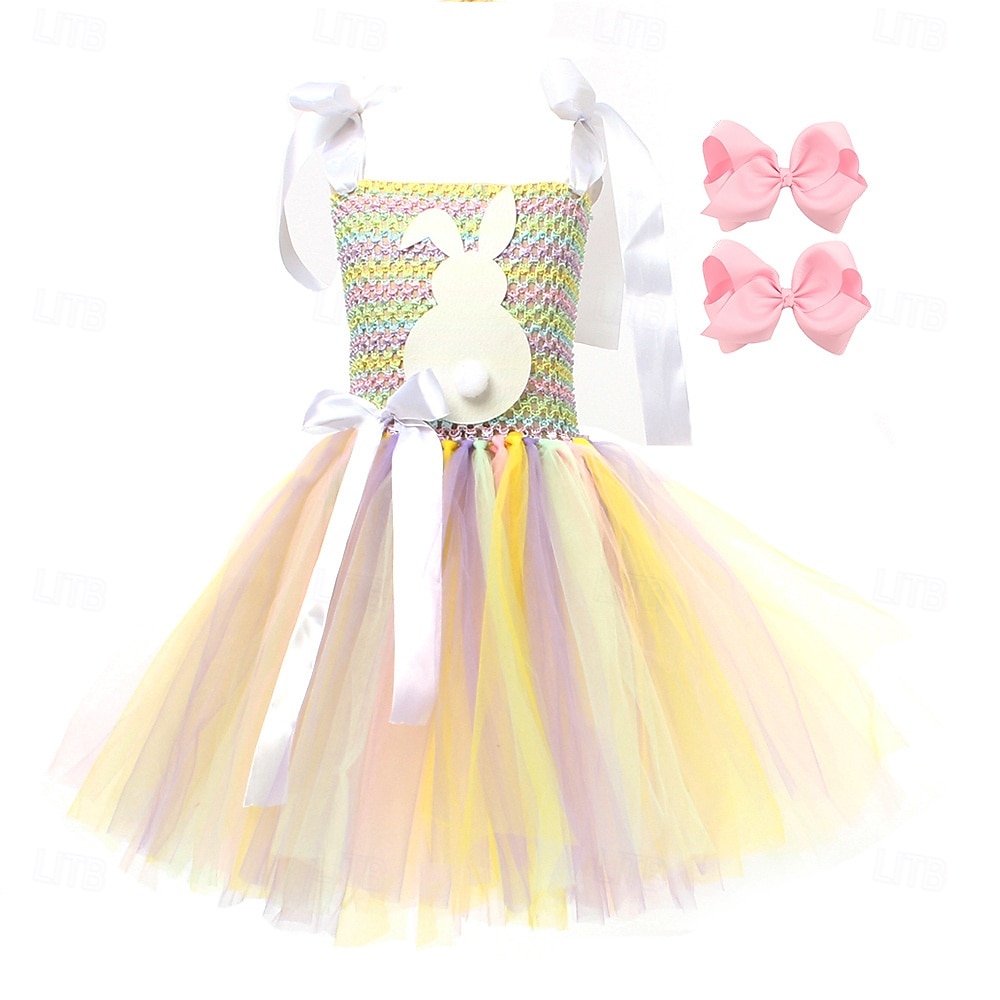 Tutu Robe Tier Kaninchen Osterhase Kleider Lustig Kinder Mädchen Halloween Ostern Karneval Party Verkleiden 2026 - $24.99 –P4