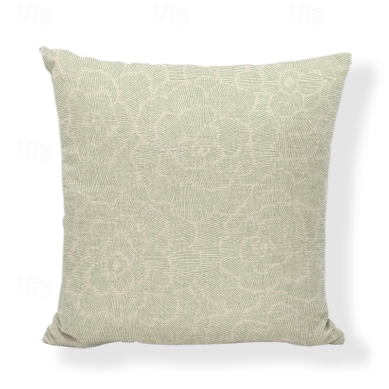 Nordic Green Plant Leaf Pattern Linen Throw Pillow Cover Decorative Cushion Cover for Sofa Bed Headboard Car and Nap Pillow Use 2026 - $11.99 –P9
