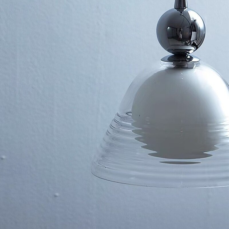 Sunset Pendant Light – Ribbed Glass Shade With Chrome technique 2026 - $115.99 –P3
