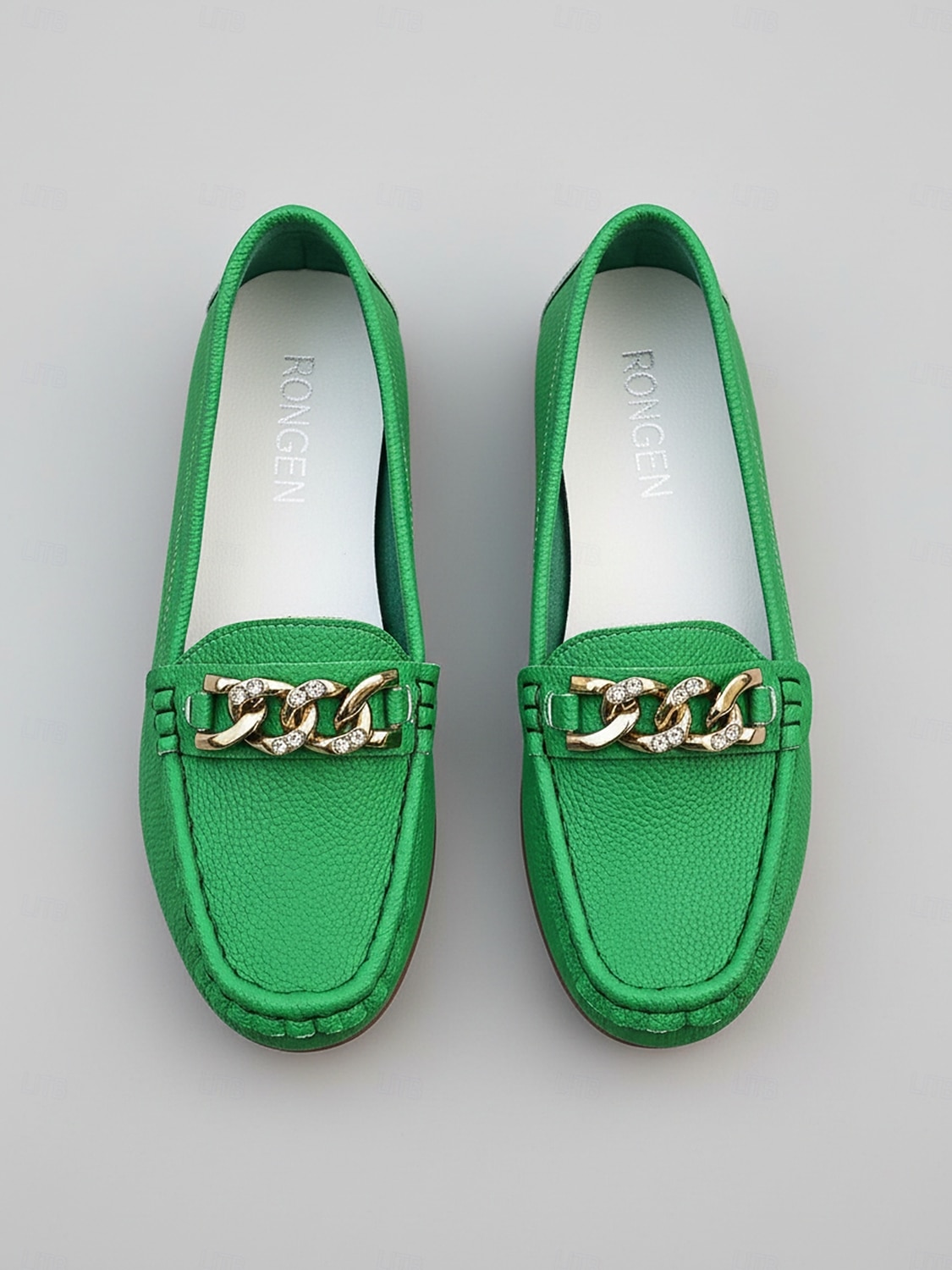 Mocassino Rosso da Donna con Catena - Scarpe Slip-On Morbide e Confortevoli per Donna Stile Classico e Chic per Lavoro Ufficio Viaggi Giornaliero e Passeggiate in Città del 2026 a $19.99 –P1