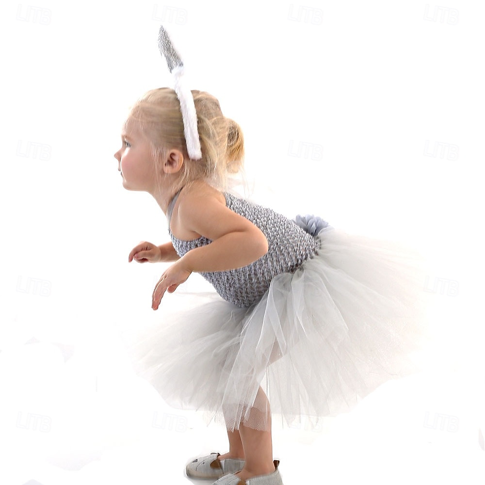 Tutu Robe Tier Kaninchen Osterhase Kleider Lustig Kinder Mädchen Halloween Karneval Ostern Karneval Party Verkleiden 2026 - $23.99 –P2