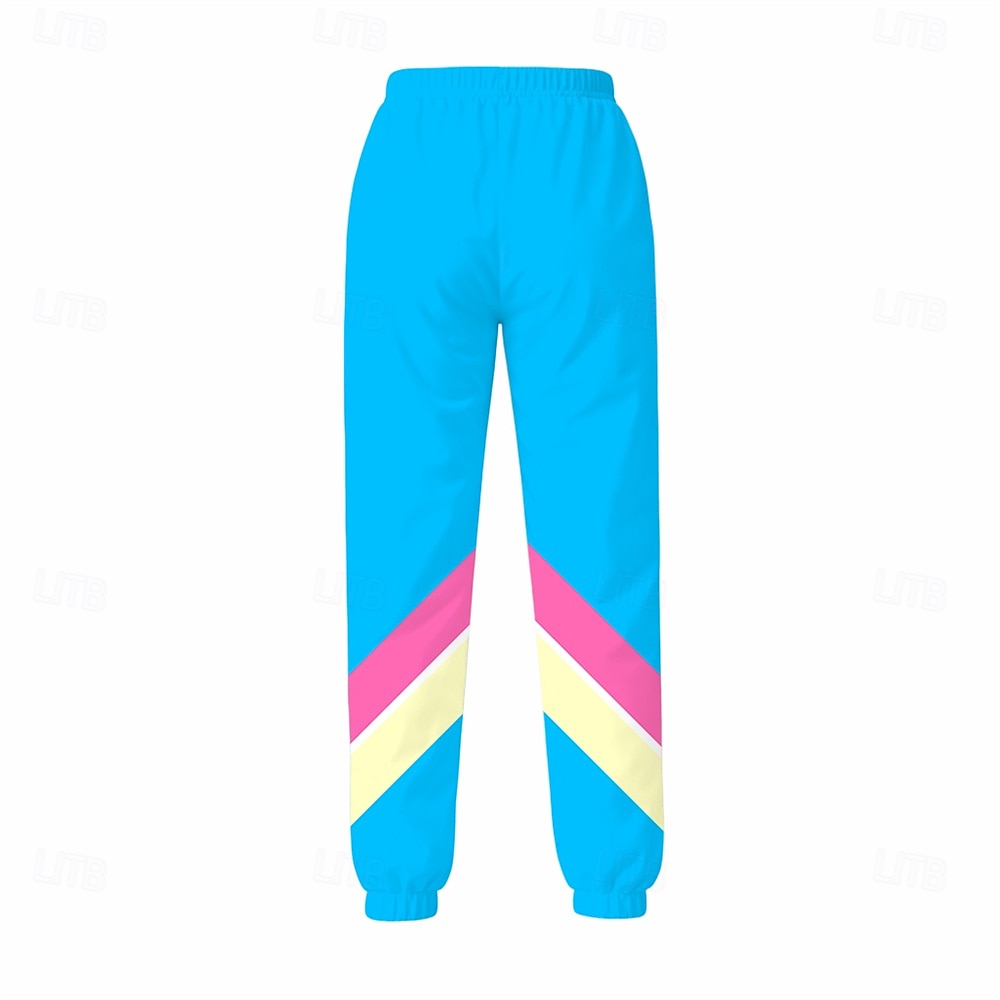 Hippie 1980er Streetstyle Hose Outfits Jacke langarm Disco Kostüm Unisex Karnevalskostüm Maskerade Alltagskleidung Party & Abend Alltagstauglich Erwachsene Oberteil Hose 2026 - $51.99 –P6