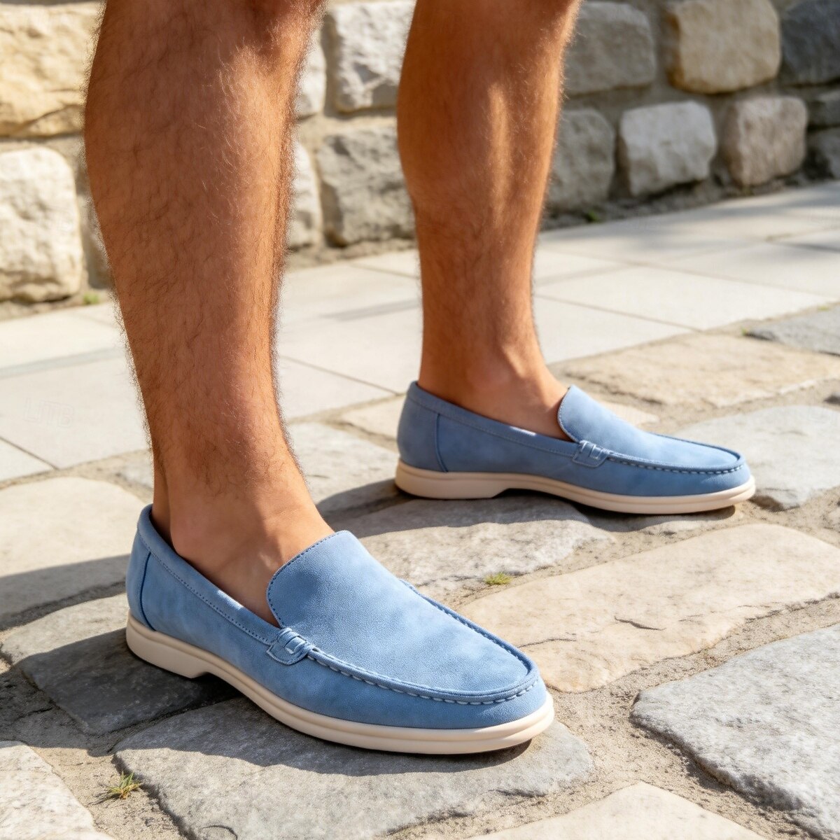 scarpe casual slip-on da uomo, tomaia in pelle scamosciata comoda, facili da indossare, perfette per la spiaggia, il resort e lo stile delle vacanze del 2026 a $42.99 –P8