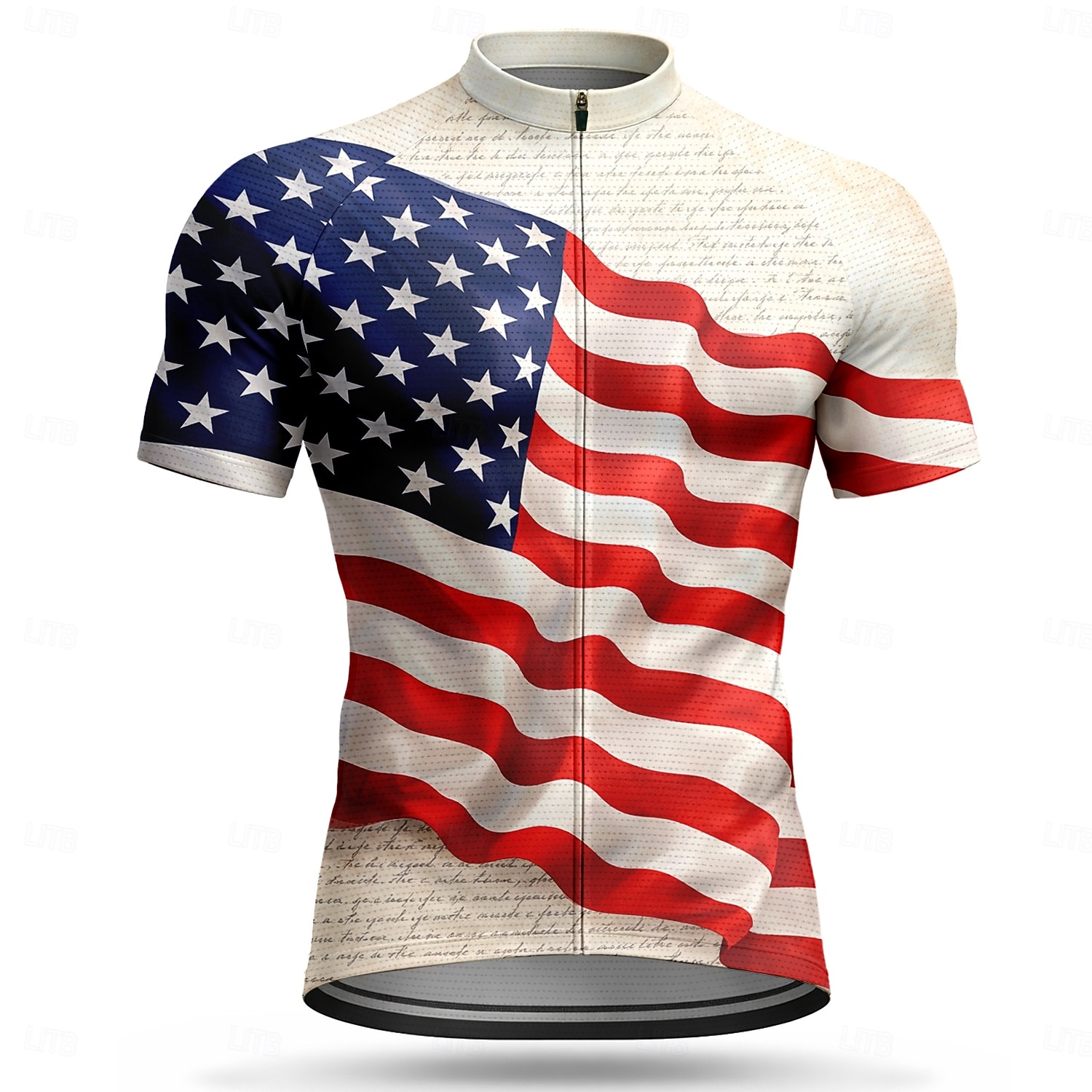 Amerika's 250e verjaardag Independence Day Amerikaanse nationale feestdag Voor heren Wielrenshirt Amerikaanse Amerikaanse vlag Vlag / Nationale vlag Korte mouw Fietsen Shirt Kleding Bovenlichaam met 2026 - $30.99 –P1