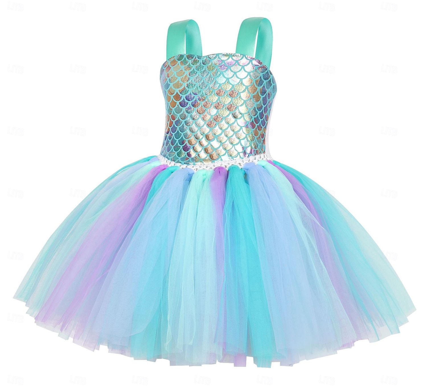 Syrena Księżniczka Sukienka Tutu Kostium na imprezę tematyczną Film Cosplay for Dla dziewczynek Dla dzieci Karnawał Bal maskowy Urlop Impreza Święto 2026 - $32.99 –P11