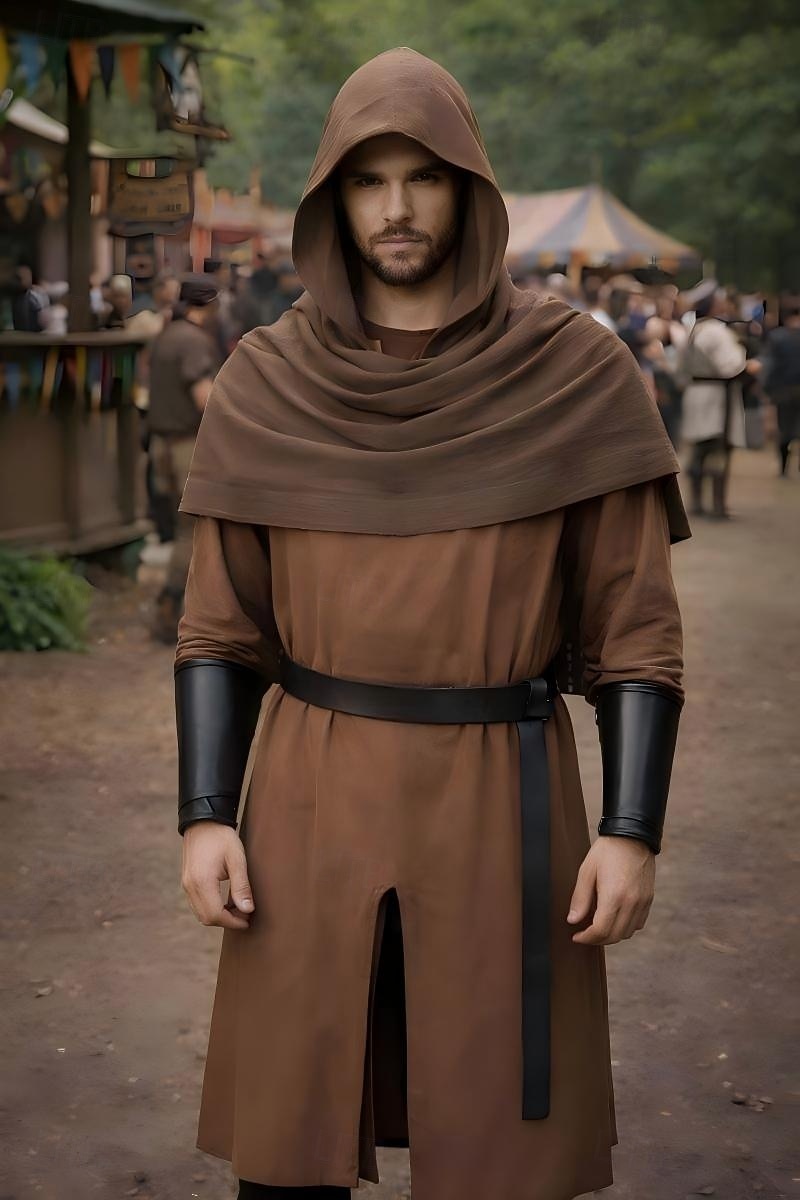 Mittelalterlich Renaissance Ausgefallene Kostüme Armschützer Tunika Krieger Wikinger Kostüm Herren Halloween Karneval Leistung LARP Renaissance-Messe Erwachsene Kostüm 2026 - $54.99 –P11