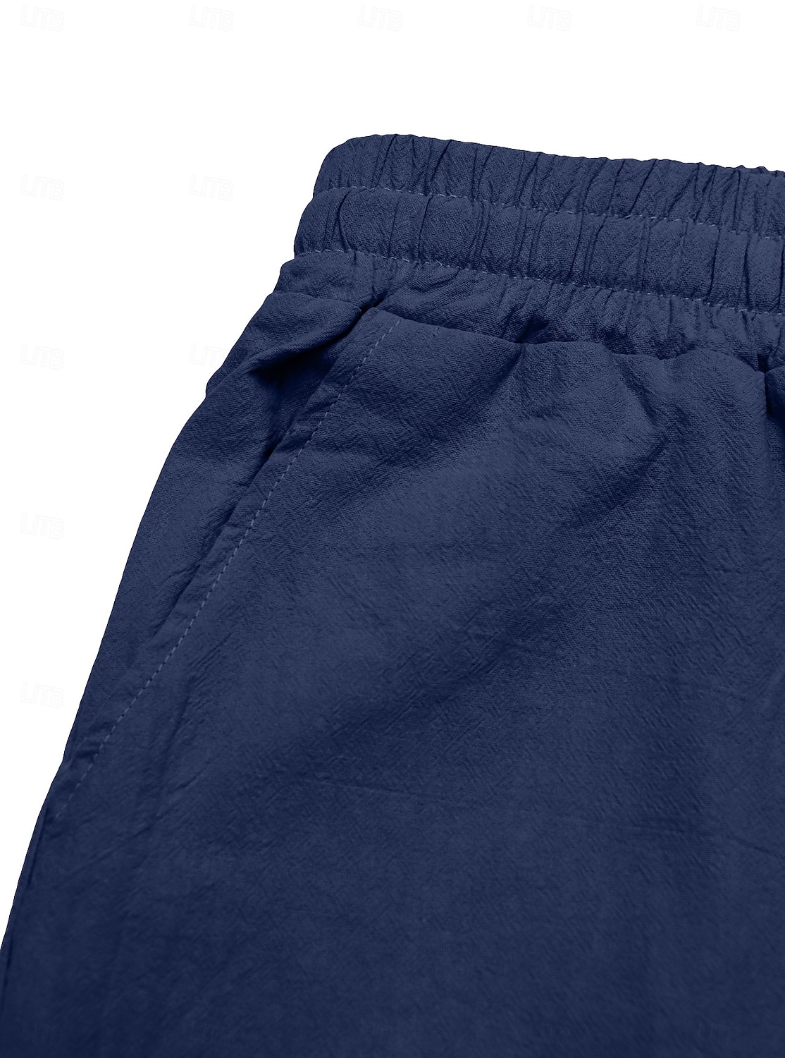 Herren Leinenhosen Hose Sommerhose Kordelzug Elastischer Bund Gerader Schnitt Einfach Komfort Atmungsaktiv Volle Länge Lässig Täglich Ferien Urlaub Mode Schwarz Weiß Unelastisch 2026 - $21.99 –P8