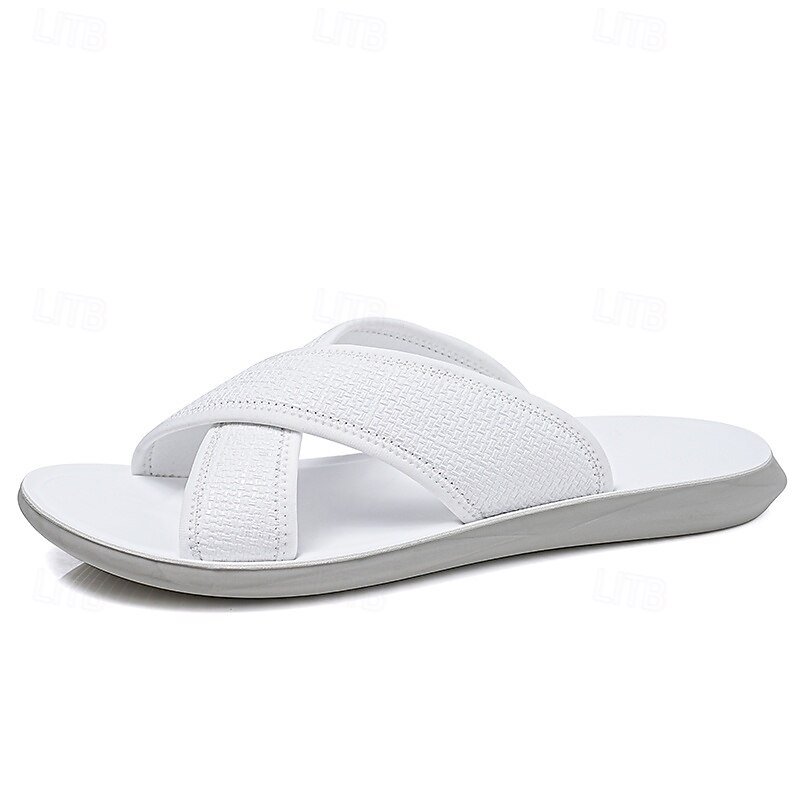 Men's Faux Leather Beach Vacation Sandals, Fashionable and Durable, Perfect for Outdoor Beach or Resort Activities 2026 - $32.99 –P5