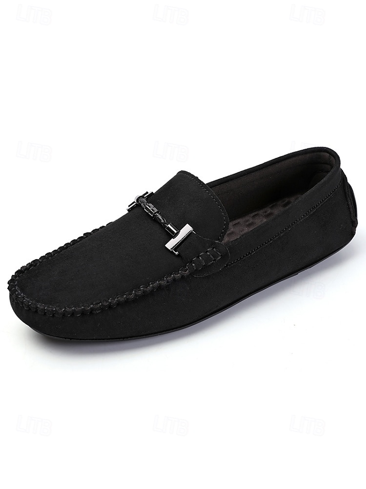 Men's Faux Leather Brown Slip-On Loafers, Trendy and Comfortable, Great for Resort Evenings and Night Out 2026 - $42.99 –P12