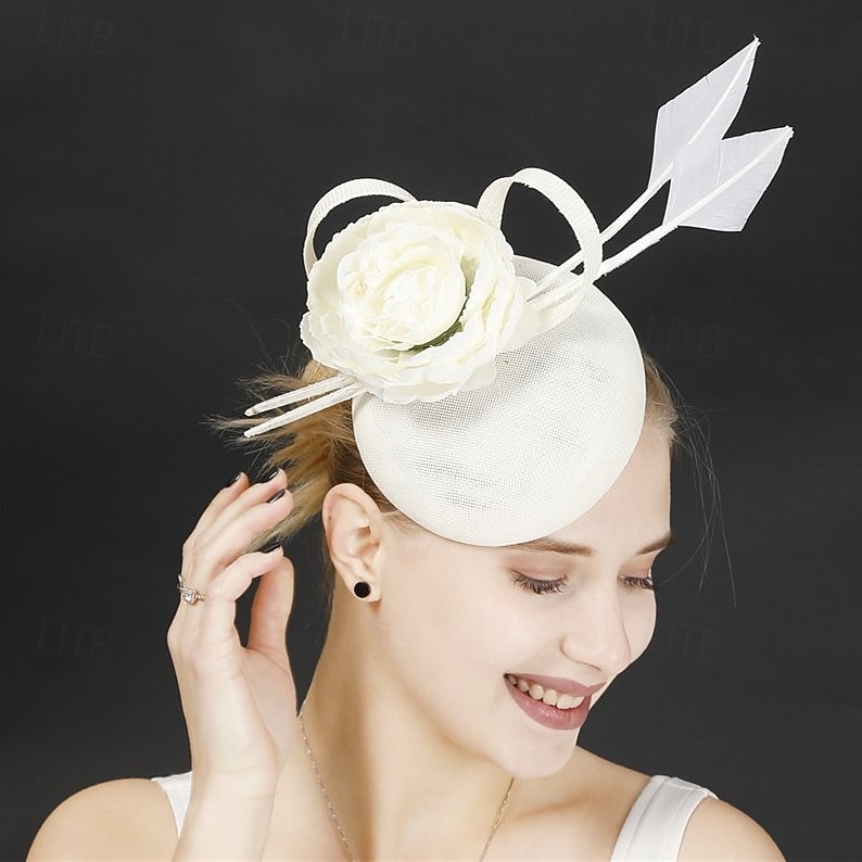 Fascinator Hat Fascinator Gentlewoman Fancy Dress Women's Masquerade Tea Party Ascot Horse Racing Festival Adults' Hat 2026 - $43.99 –P6