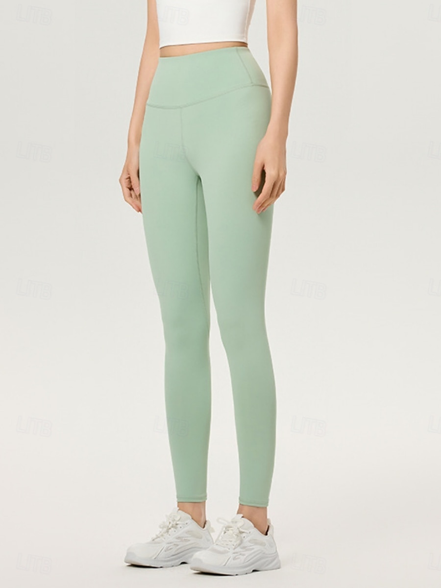 Γυναικεία Παντελόνια Κολάν Μοντέρνα Κομψό στυλ street Βασικό Πλήρες μήκος Ψηλή Μέση Σκέτο Ελαστική μέση Γρήγορο Στέγνωμα Άνετο Υψηλή Ελαστικότητα Καθημερινά Διακοπές Αθλητικά 2026 - $10.99 –P3