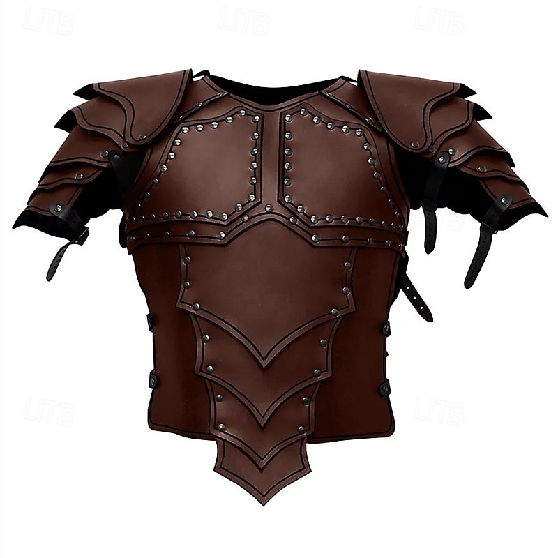 Retro Vintage Medieval Renascentista Armas e Armaduras Sem Mangas Cavalheiro cavaleiro celta Ranger Fantasia Homens Fantasia Dia Das Bruxas Carnaval feira renascentista LARP Adulto de 2026 por $86.99 –P4