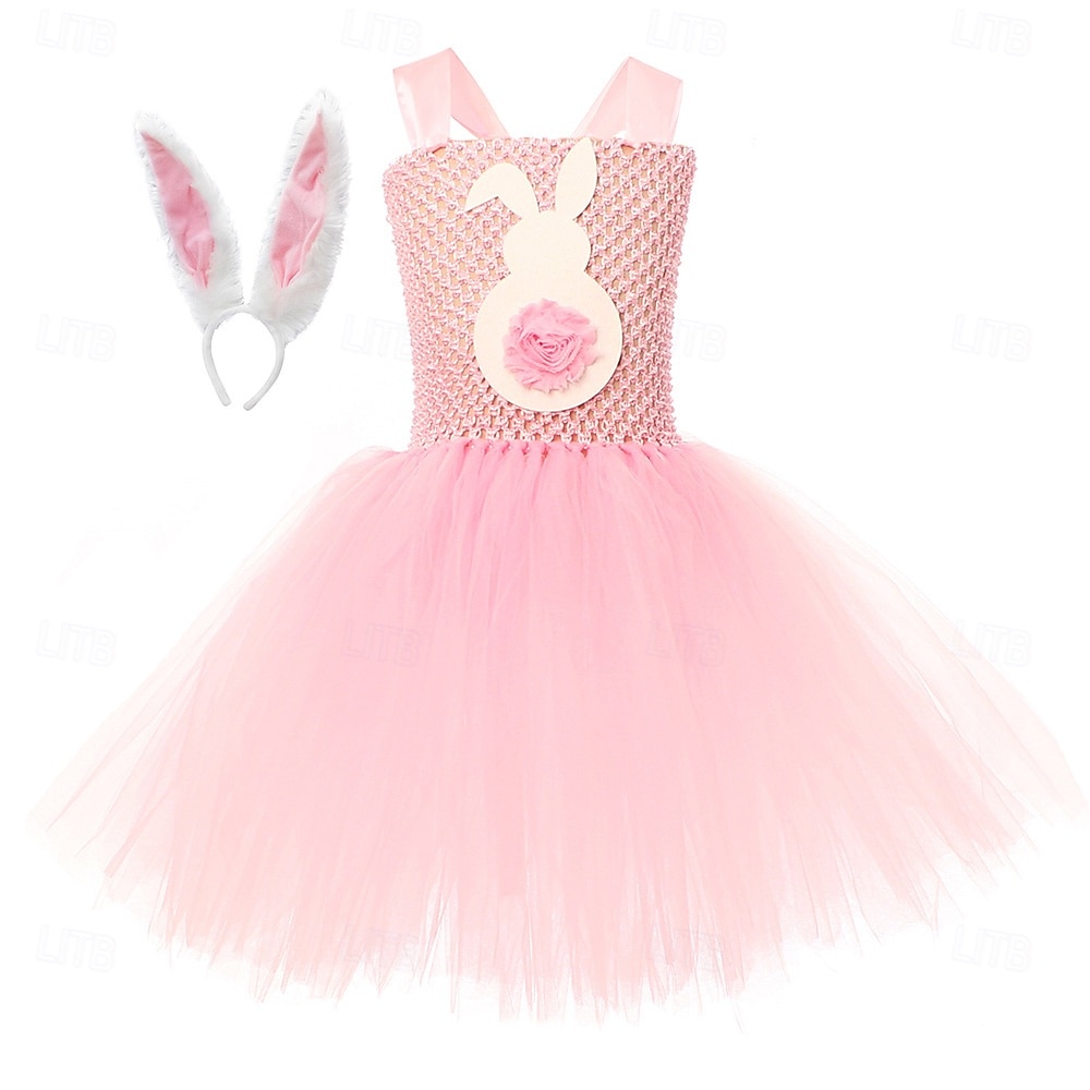 Tutu Robe Tier Kaninchen Osterhase Kleider Lustig Kinder Mädchen Halloween Ostern Karneval Party Verkleiden 2026 - $26.99 –P9