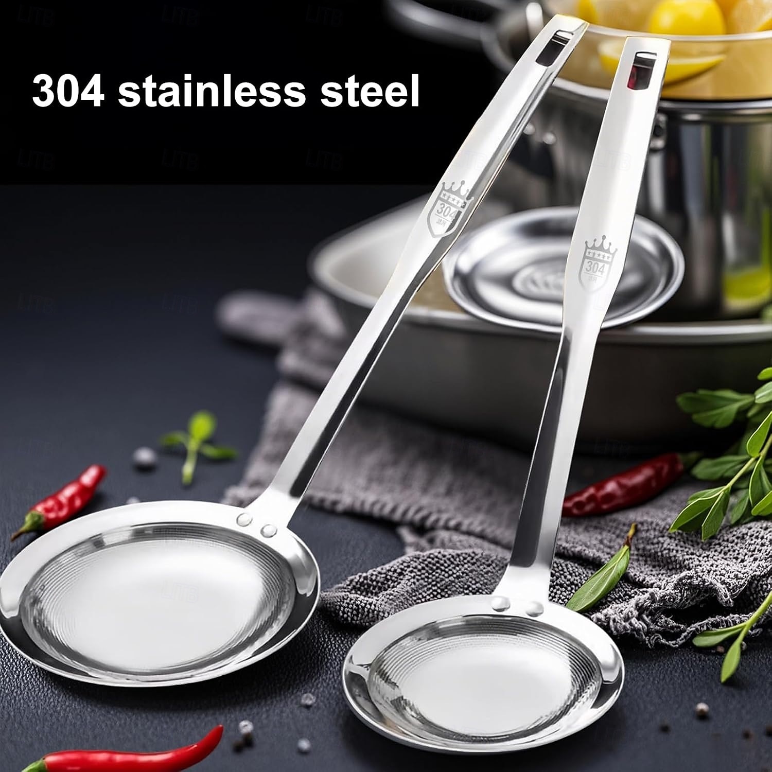 2 Pack Fine Mesh Stainless Steel Colander Mesh Strainer for Cooking Oil, Skimmer Spoon Filte Grease Foam, Food Strainer Kitchen Gadgets 2026 - $15.99 –P6