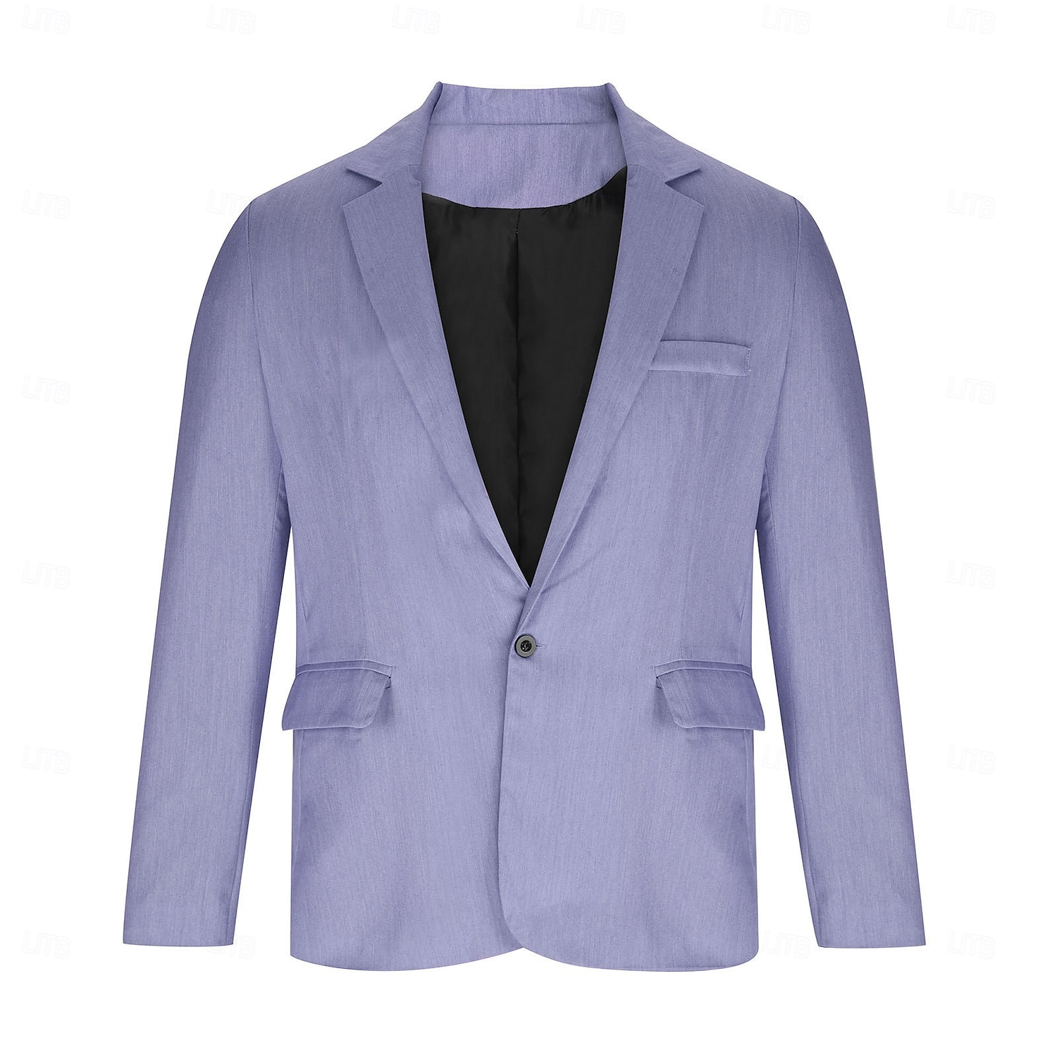 Homens Jaqueta Blazer Colar de entalhe Moda Leve Casual Cor Sólida Blazer Preto Verde Claro Vermelho Moderno Comum 1 Butão de 2026 por $40.99 –P22