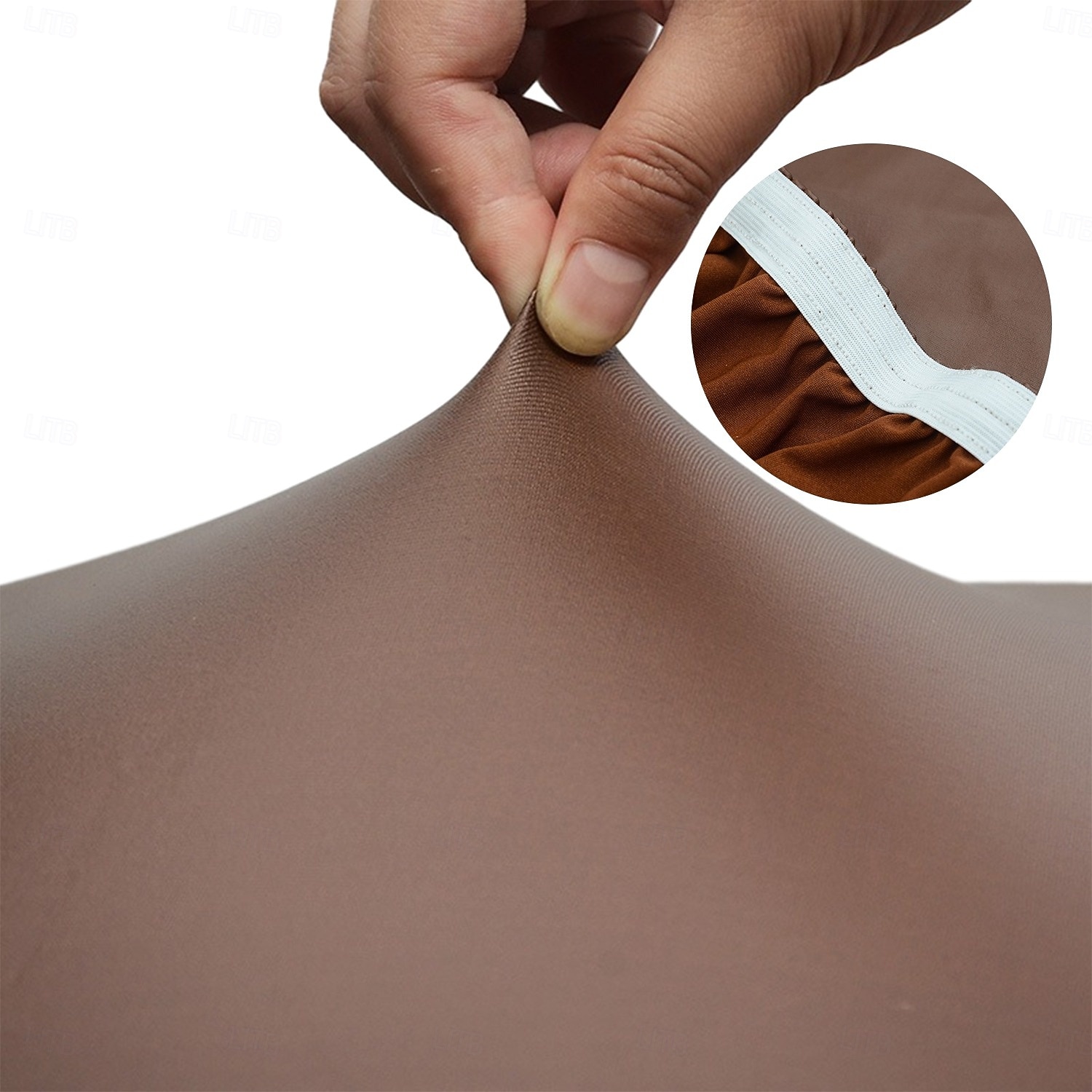 Conjunto de 4 capas 100% impermeáveis para cadeiras de jantar, pretas, elásticas, em couro PU, com elástico para proteger o assento de cadeiras de encosto alto, ideais para sala de jantar e de 2026 por $53.99 –P5