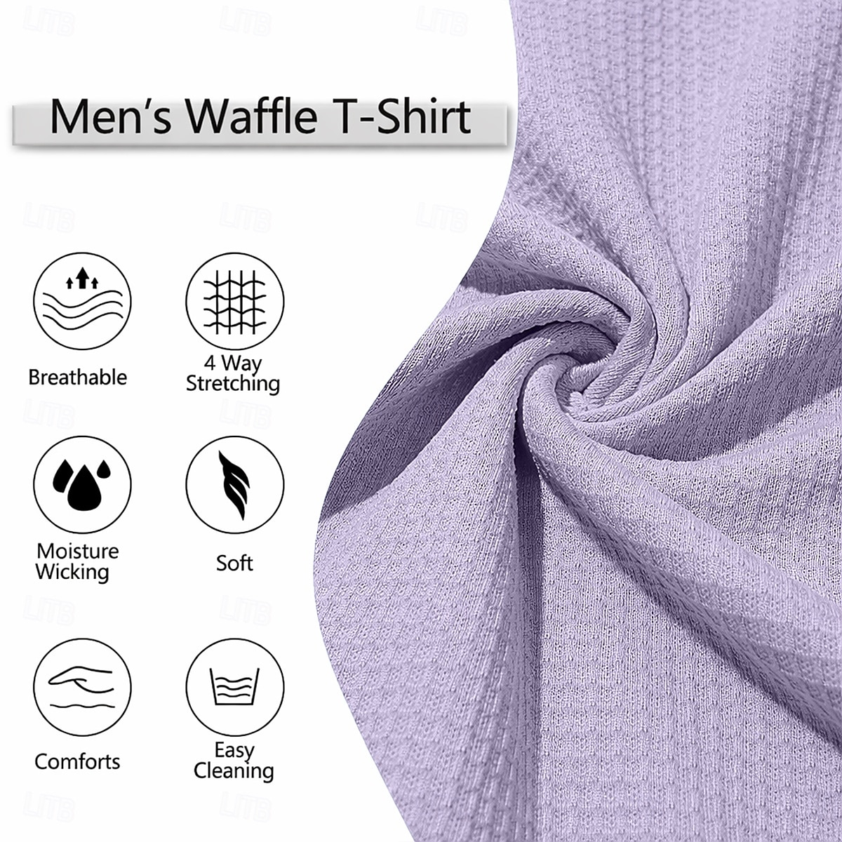 3 pezzi t-shirt da uomo waffle maglietta a maniche corte scollo a V estate tinta unita testurizzata alla moda designer casual multipack maniche raglan casual quotidiano esterno blu bianco maglietta del 2026 a $51.99 –P18