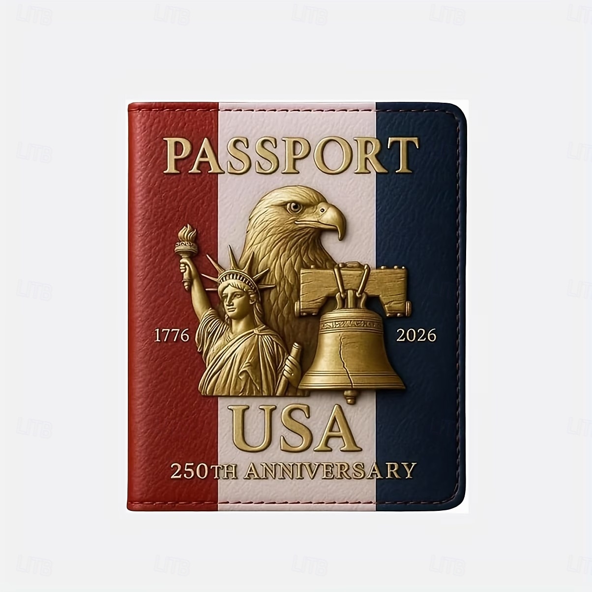 κάτοχος διαβατηρίου για την 250ή επέτειο των Ηνωμένων Πολιτειών, κάτοχος διαβατηρίου για το ιδρυτικό πνεύμα, αναμνηστική έκδοση για τα 250 χρόνια, πορτοφόλι διαβατηρίου ταξιδιού, κλείδωμα RFID, 2026 - $16.99 –P11