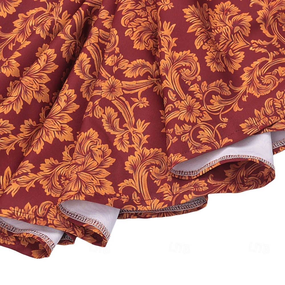 Mittelalterlich Renaissance Bodenlang Kleid langarm Prinz Königin A-Linie Kostüm Damen königlich Halloween Karneval Maskerade Renaissance-Messe LARP Erwachsene Kleid Ganzjahres 2026 - $91.99 –P5