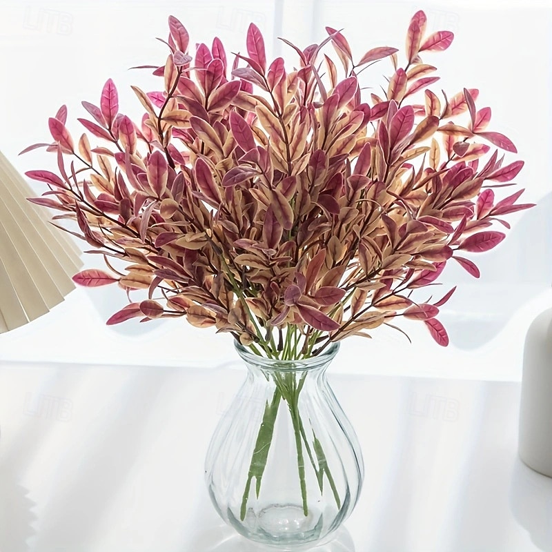 6 szt. sztucznych roślin pieniężnych, sztuczna zieleń, plastikowa roślina doniczkowa z liśćmi, sztuczna roślina doniczkowa w stylu europejskim do wystroju domu & wyświetlacz 2026 - $19.99 –P5