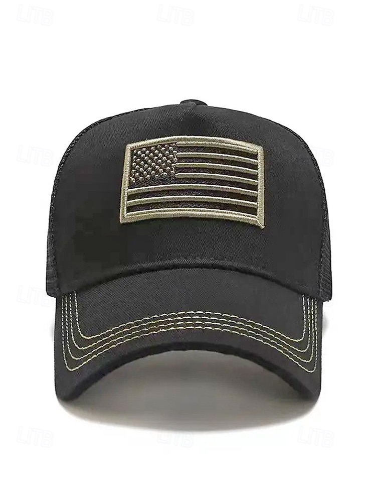 Vereinigte Staaten 250. Jubiläum Herren American Flag Trucker Cap - Bestickte USA Mesh Kappe für den Unabhängigkeitstag - Atmungsaktive Polyester patriotische Baseballmütze in mehreren Farben 2026 - $11.99 –P4