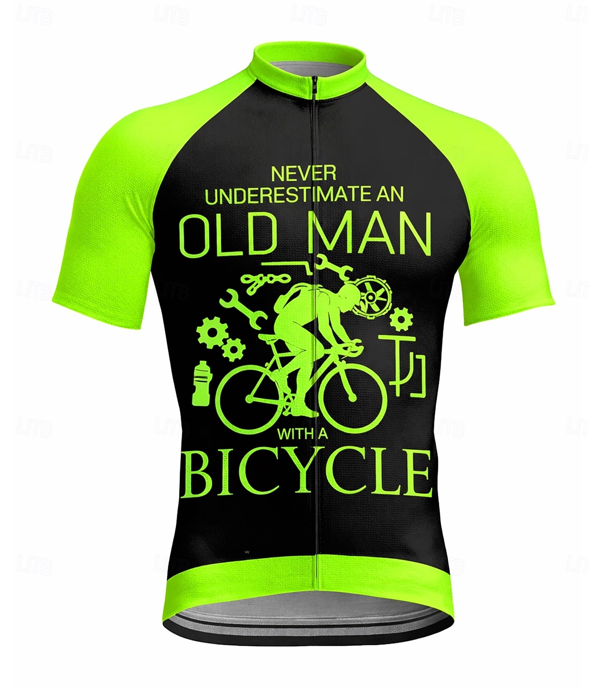 Per uomo Maglia da Ciclismo Grafico Geometrico Lettere & Numeri Manica Corta Bicicletta Maglietta Top con 3 tasche posteriori Resistente ai Raggi UV Asciugatura Rapida Cerniera Frontale Strisce del 2026 a $30.99 –P11