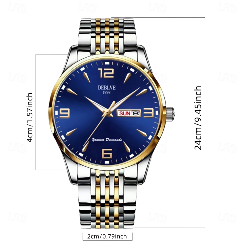 Men's Watches, Luxurious and Charming Men's Watches with Date and Calendar Functions, Luminous Display, Stylish and Casual Men's Watches, The Best Men's Accessories, and The Perfect Gift Choice 2026 - $22.99 –P10