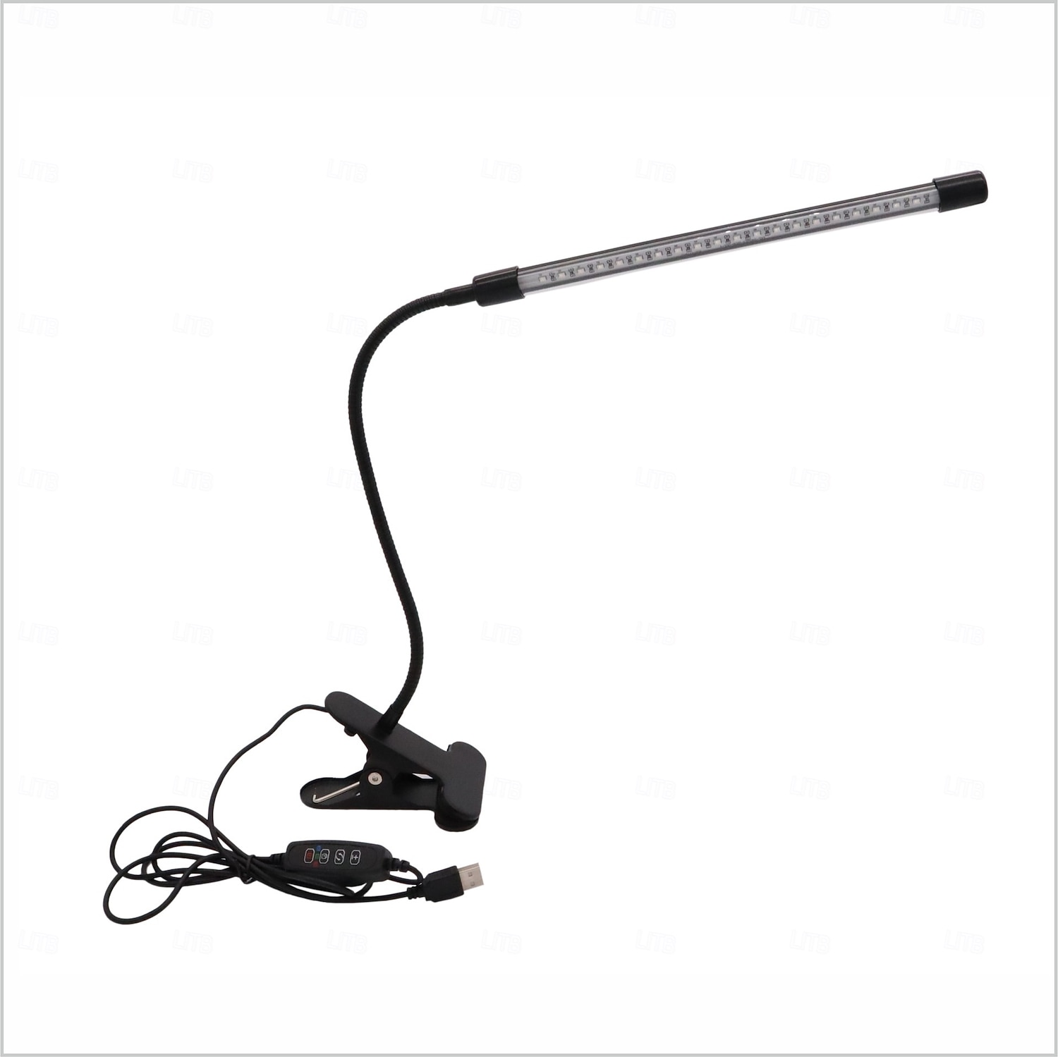LED-skrivebordslampe med klipsfunksjon og flimmerfri øyepleie, 3 lysstyrkenivåer, justerbar for lesing, studier, soverom, sovesal, USB-drevet, nattbordslampe, flimmerfri 2026 - $12.49 –P2