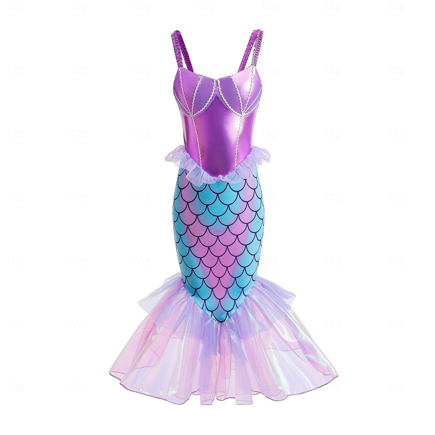 Mermaid Princess Dress Theme Party Costume Movie Cosplay for Girls' Kid's Halloween Carnival Masquerade Vacation Party Holiday 2026 - $24.99 –P2
