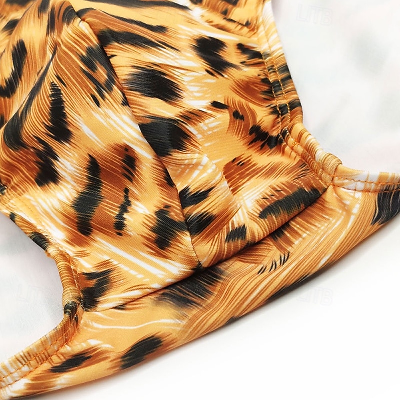 Pánské Běžný Plavky pánské Plavecké trenýrky Plavecké kalhotky Leoprint Rychleschnoucí Natahovací Prodyšné Bez rukávů Spodní část oděvu Surfování Vodní sporty Plavání Léto 2026 - $13.99 –P7