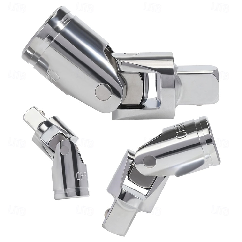 3-delars adaptersats för vridbara hylsor, premium CR-V universalkopplingsadaptersats, sats med vickhylsor, 3/8 1/4 1/2 slaghylsor 2026 - $15.99 –P3