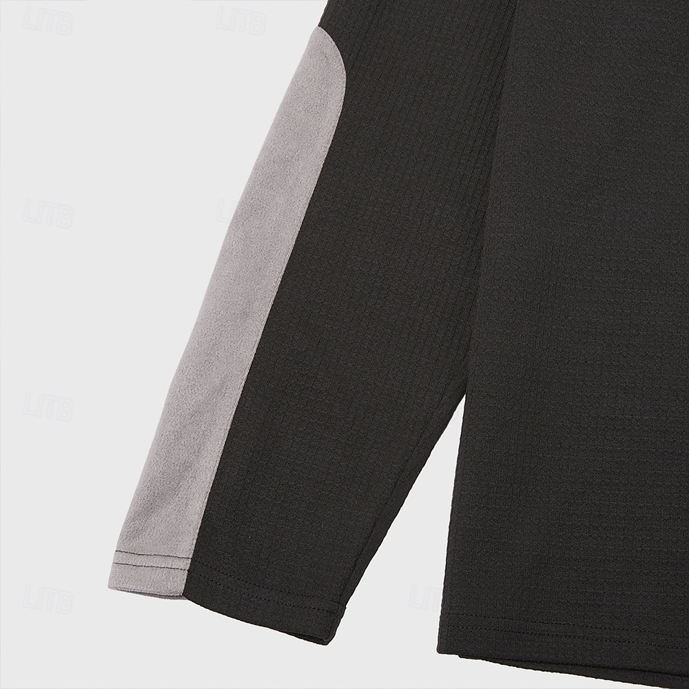 Men's Waffle T-shirt T Shirt Waffle Henley Shirt Long Sleeve Hooded Lace Up Neck Fall Solid Color Textured Traditional / Vintage Drawstring Casual Home Outdoor Light Blue Wine Black Top Tee for Men 2026 - $24.99 –P11