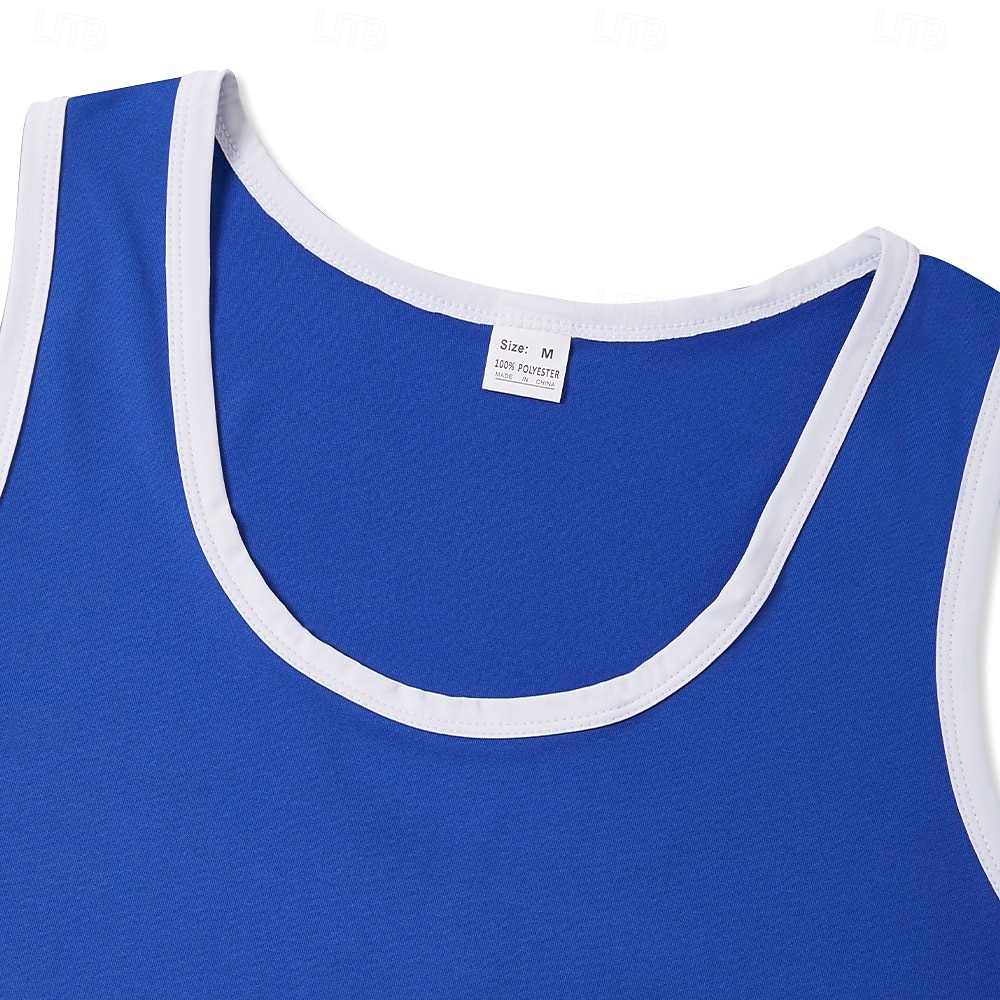 Homens Malha Íntima Colete Camiseta Interior camisa sem manga Sem Manga Decote U Scoop pescoço Verão Côr Sólida Tecido Moda Esportivo Clássico Bloco de cor Casual Ginásio Rua Preto Branco Vermelho de 2026 por $13.99 –P4