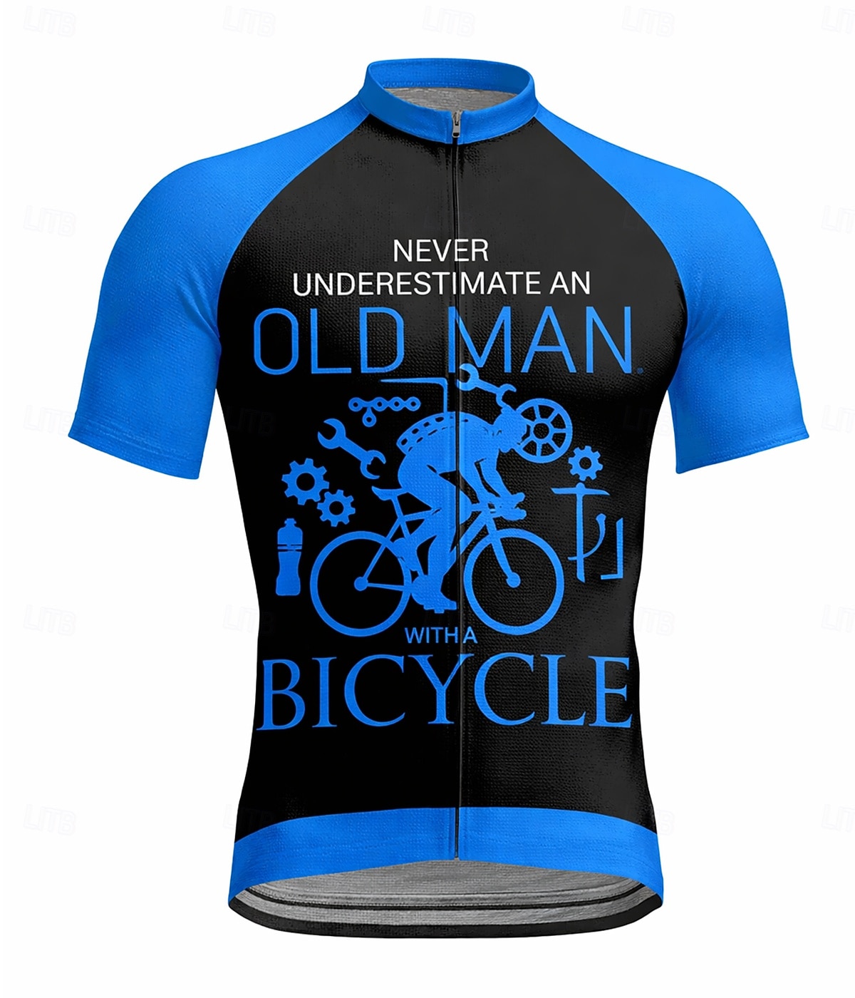 Per uomo Maglia da Ciclismo Grafico Geometrico Lettere & Numeri Manica Corta Bicicletta Maglietta Top con 3 tasche posteriori Resistente ai Raggi UV Asciugatura Rapida Cerniera Frontale Strisce del 2026 a $30.99 –P9