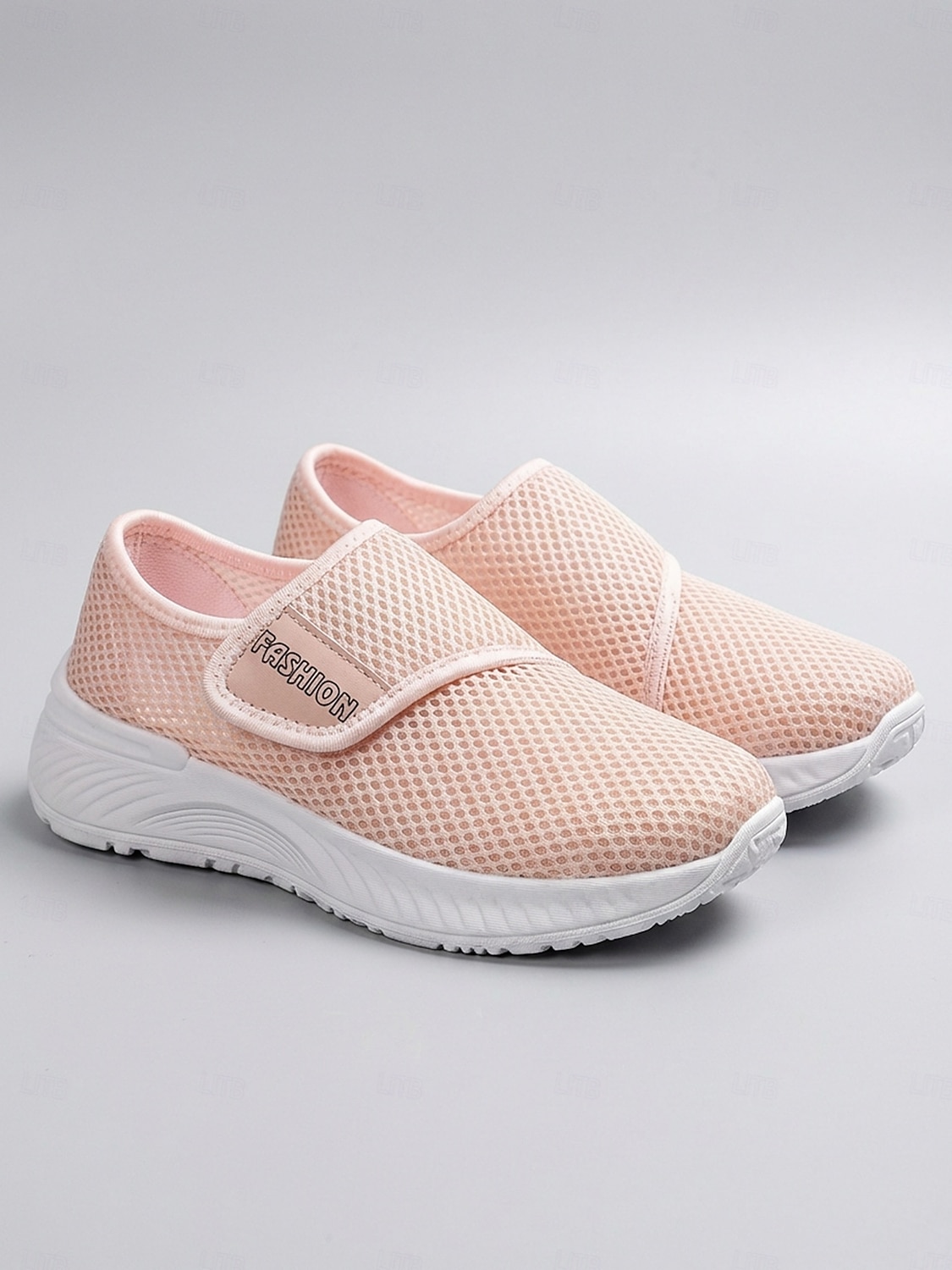 Zapatos blancos sin cordones de malla transpirable para mujer: zapatos casuales ligeros para caminar para uso diario, viajes, jardinería y actividades de ocio. 2026 - $18.99 –P2