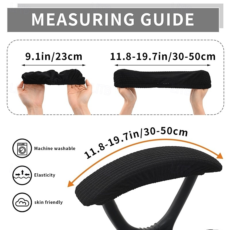 Water Resistant Waffle Office Chair Armrest Covers Stretch Elastic Armrest Protector Set for Computer Desk Chair 2026 - $13.49 –P12