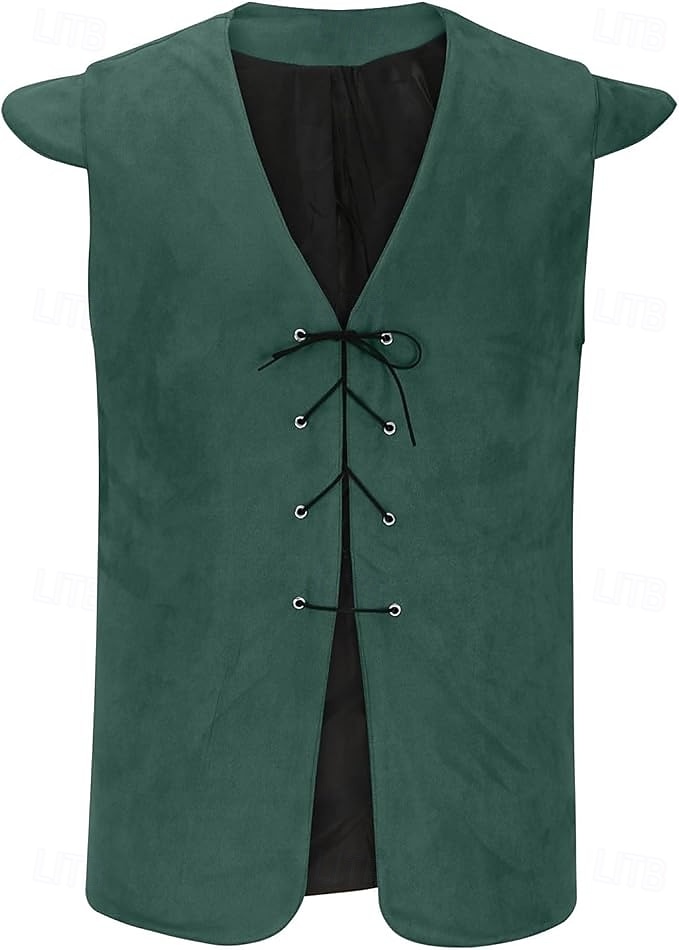 Kostymer i middelalderstil Renessanse سترة Pirat Knekt Viking Kostyme Herre Viking Pirat Halloween Karneval Ytelse LARP Ren Faire Voksne Vest 2026 - $27.99 –P10