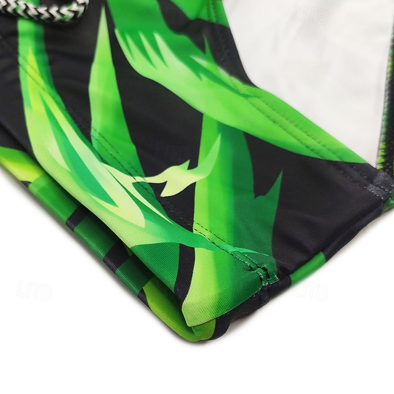 Hombre Estándar Bañador Natación Corto Bañadores Pantalones Calzoncillos de Natación Impreso Correa Secado rápido Eslático Transpirable Sin Mangas Prendas de abajo Surf Deportes acuáticos Natación 2026 - $13.99 –P9