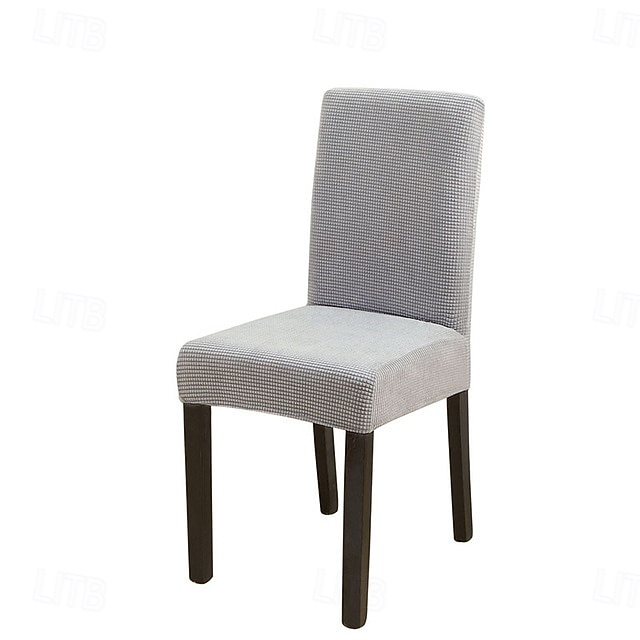 Husă elastică pentru scaun de sufragerie, husă elastică dintr-o singură bucată, pentru scaun de hotel și restaurant, husă de protecție pentru scaun și spătar 2026 - $13.49 –P12